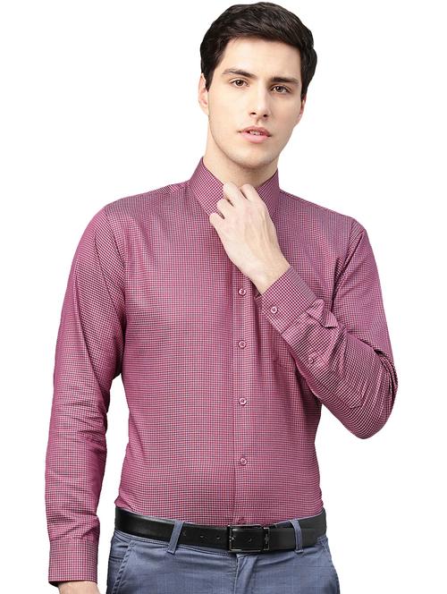 red self design formal shirt - 16874535 - Very Small Image - 1