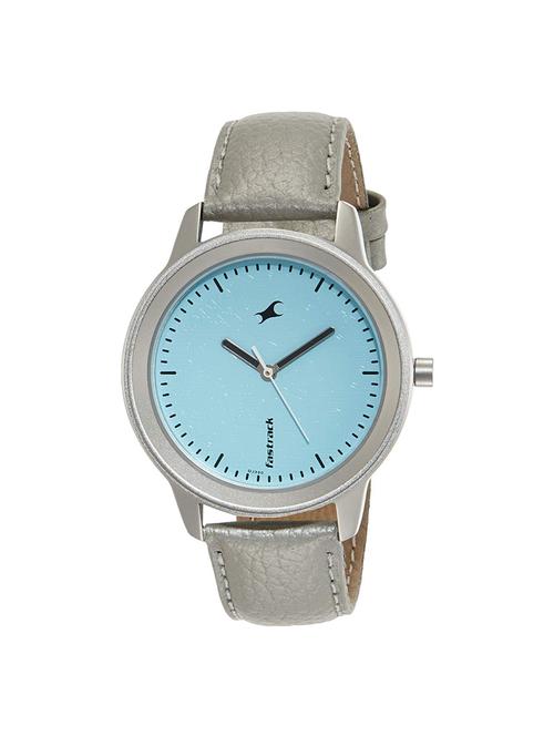 fastrack road trip analog blue dial women's watch-6190sl01 - 16877447 - Very Small Image - 1