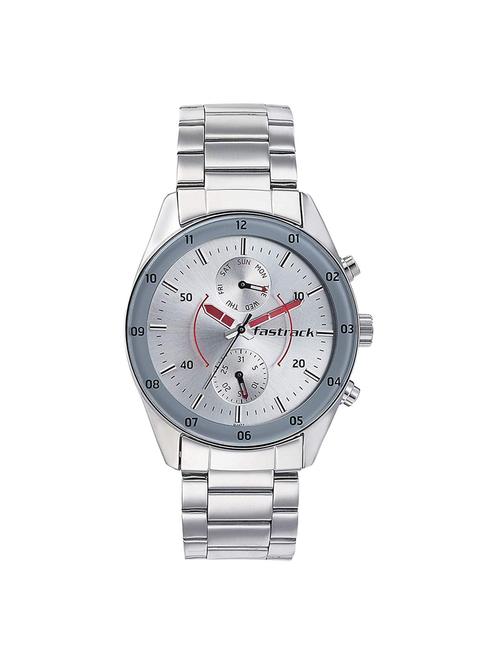 fastrack space analog silver dial men's watch-3201sm01 - 16877504 - Very Small Image - 1