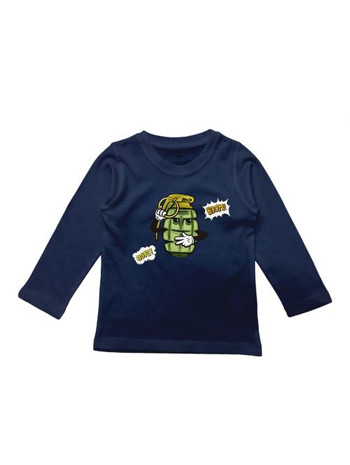 blue  cotton t-shirt - 16877655 - Very Small Image - 1