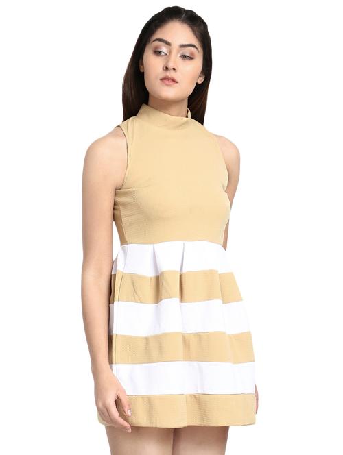 color block a-line dress  - 16878975 - Very Small Image - 1