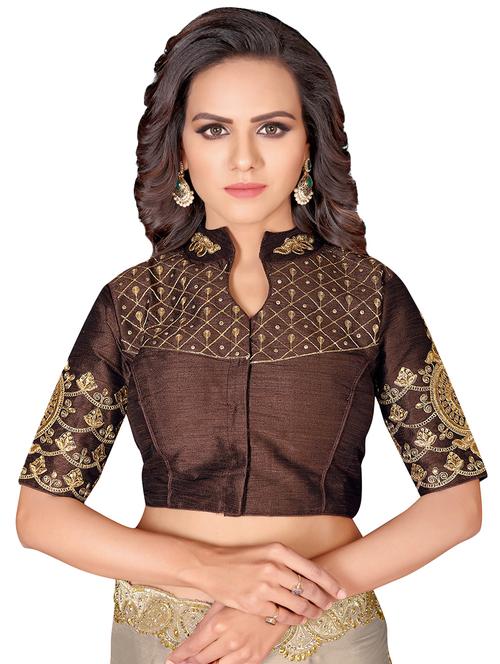 back detail embroidered blouse - 16879205 - Very Small Image - 1