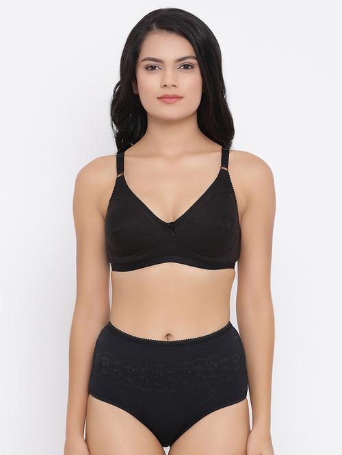 bow patch t-shirt bra and hipster panty set  - 16879476 - Very Small Image - 1