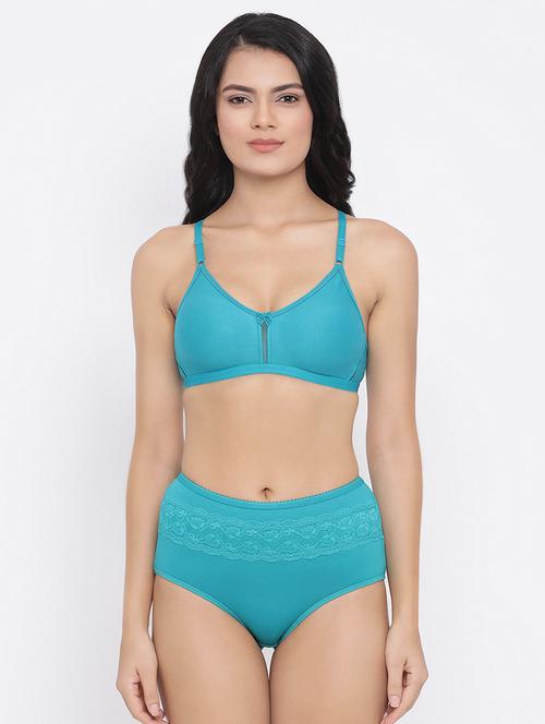 bow patch t-shirt bra with panty set  - 16879494 - Very Small Image - 1