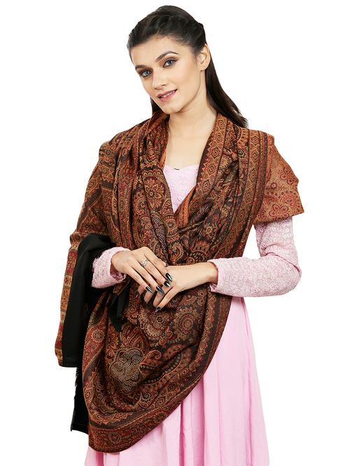 paisley jamavar shawl - 16882283 - Very Small Image - 1