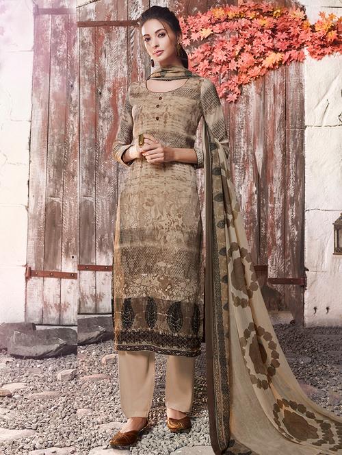 printed unstitched suit - 16886460 - Very Small Image - 1