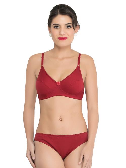 bow patch t-shirt bra & bikini panty set  - 16886467 - Very Small Image - 1