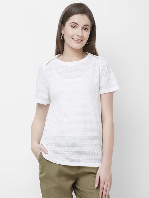 lace detail tee  - 16887463 - Very Small Image - 1