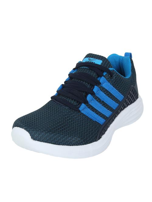 blue lace up  sport shoes - 16888219 - Very Small Image - 1