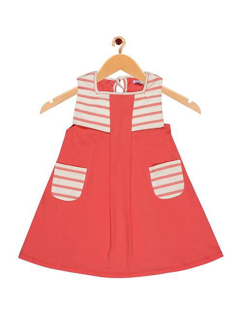 girls square neck sleeveless frock - 16888605 - Very Small Image - 1