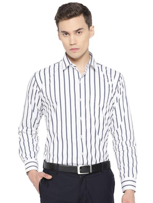 white striped formal shirt - 16890010 - Very Small Image - 1