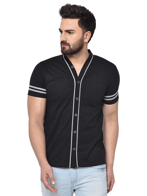 black taped t-shirt - 16890128 - Very Small Image - 1