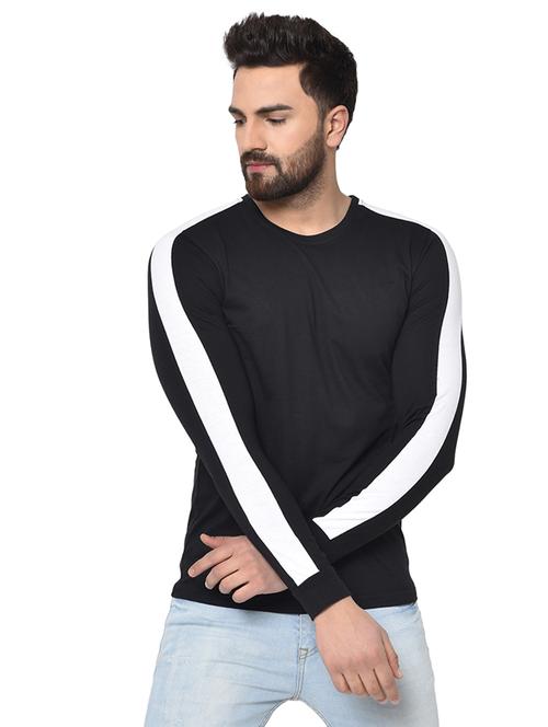 black taped t-shirt - 16890137 - Very Small Image - 1