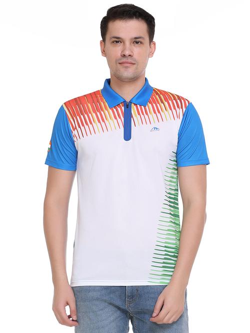 multi color front printed collared t-shirt - 16892797 - Very Small Image - 1
