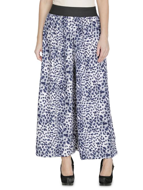 high rise animal print palazzo  - 16895002 - Very Small Image - 1