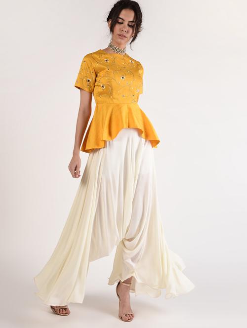 cowl style flared palazzo - 16895337 - Very Small Image - 1