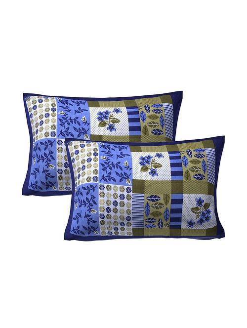  cotton printed pillow cover (set of 2) - 16901305 - Very Small Image - 1