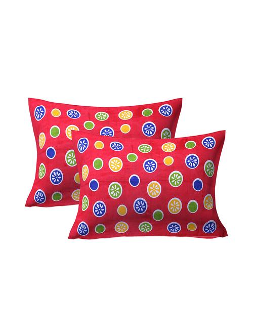  cotton printed pillow cover (set of 2) - 16901316 - Very Small Image - 1