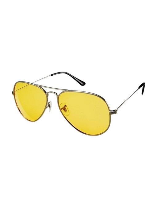 l.o.f uv protected aviator stylish yellow sunglasses for men & women - 16903563 - Very Small Image - 1