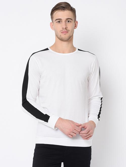 white taped t-shirt - 16904204 - Very Small Image - 1