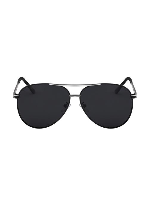 royal son hd vision polarized classic retro aviator mens unisex sunglasses -black - 16904690 - Very Small Image - 1