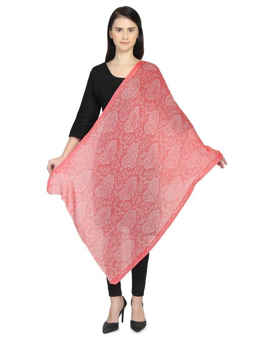 pink wool stole - 16906098 - Very Small Image - 1