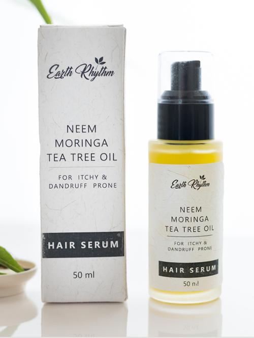 hair serum - neem, moringa & tea tree oil (for itchy & dandruff prone) - 16906589 - Very Small Image - 1