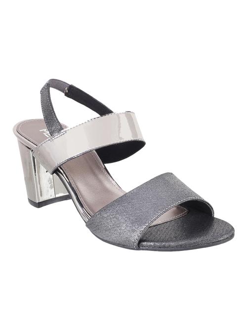 metallic synthetic back strap sandals - 16911722 - Very Small Image - 1