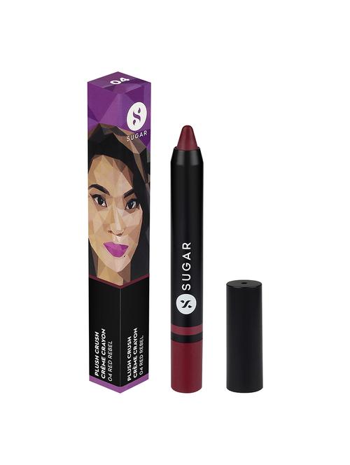 sugar plush crush cr?me crayon - 04 red rebel (blue toned red) - 16914053 - Very Small Image - 1