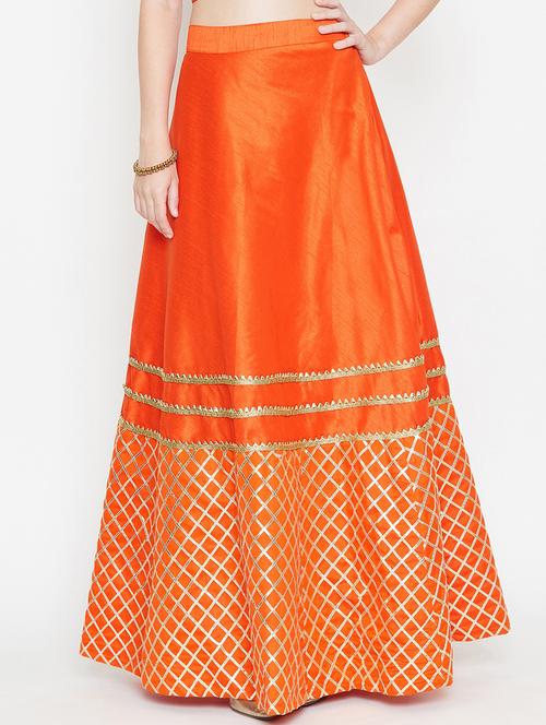 gota work a-line skirt - 16915257 - Very Small Image - 1