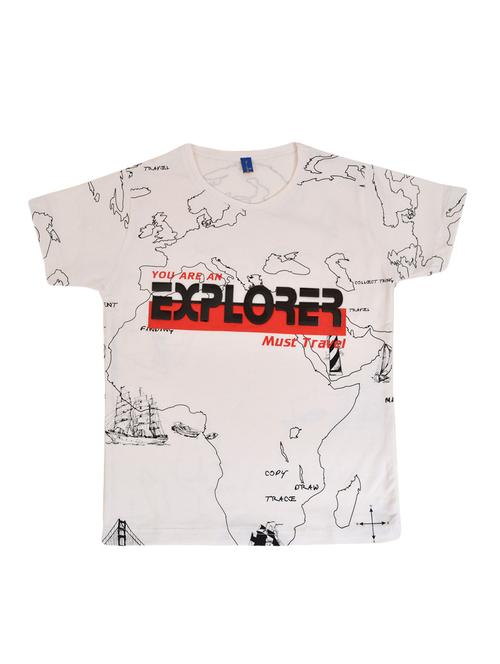 white cotton tshirt - 16915556 - Very Small Image - 1