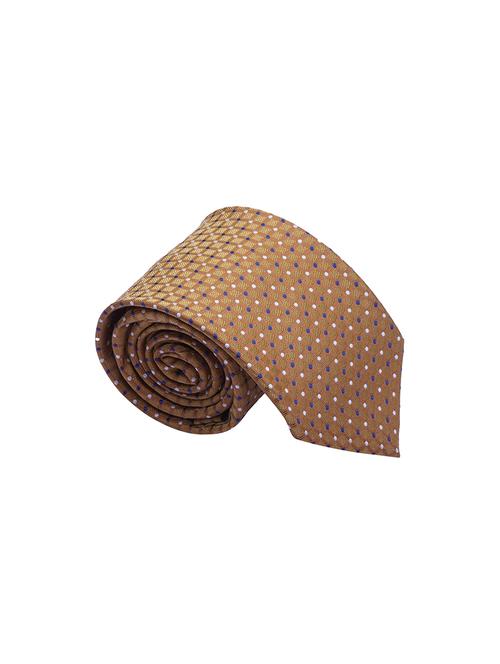 brown  micro fiber tie - 16916083 - Very Small Image - 1