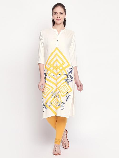printed straight kurta - 16916980 - Very Small Image - 1