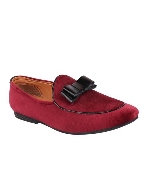 red slip on loafers - 16917059 - Very Small Image - 1