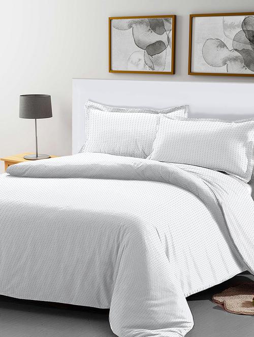  cotton queen bed sheet with 2 pillow covers  - 16917517 - Very Small Image - 1