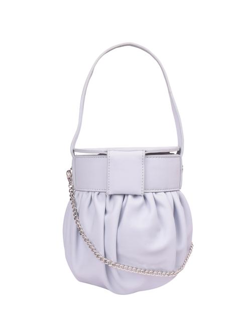 grey leatherette (pu) sling bag - 16918989 - Very Small Image - 1