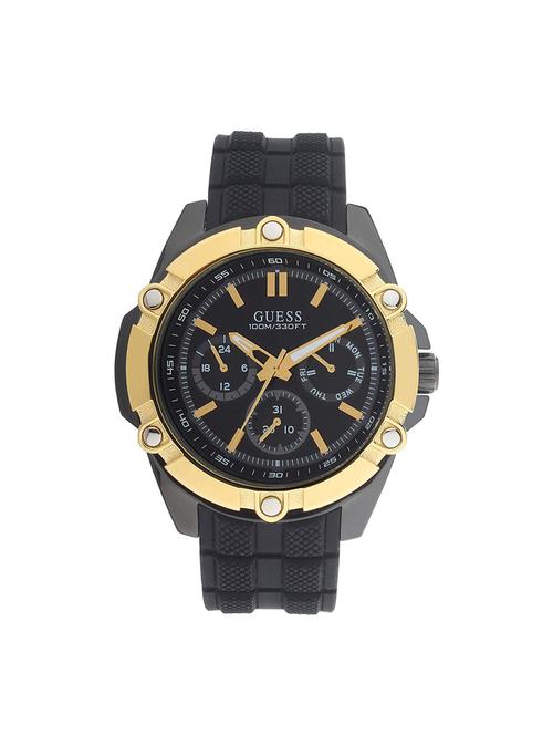 guess bolt black turquoise watch for men-w1302g2 - 16920333 - Very Small Image - 1