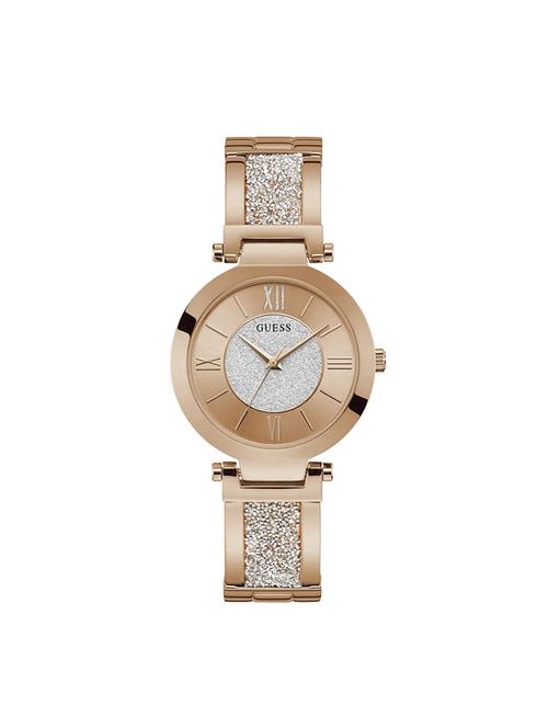 guess aurora rose gold champagne watch for women-w1288l3 - 16920373 - Very Small Image - 1