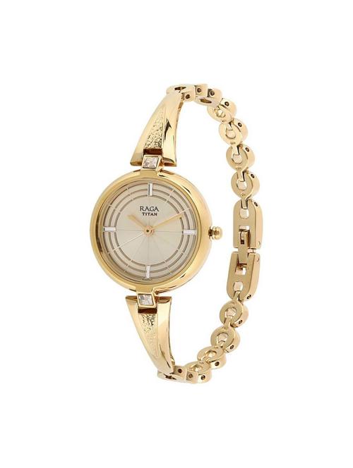 titan analog champagne dial women's watch-2581ym01f - 16920927 - Very Small Image - 1