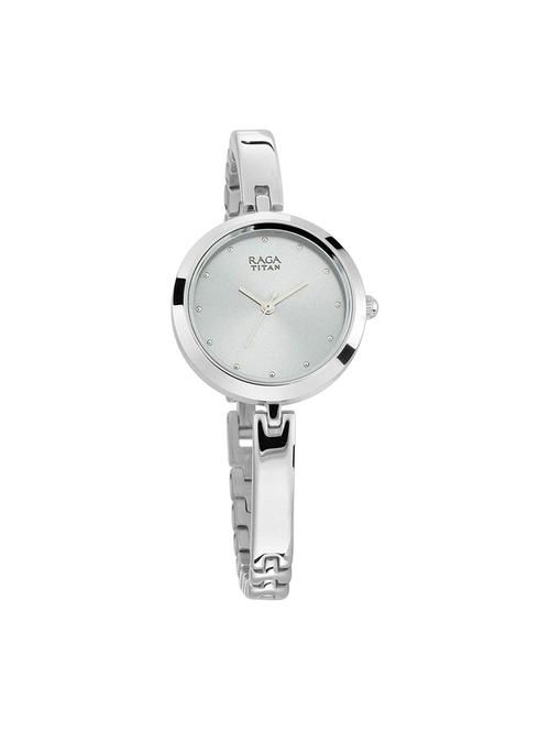 titan viva analog grey dial women's watch-2606sm04 - 16921017 - Very Small Image - 1