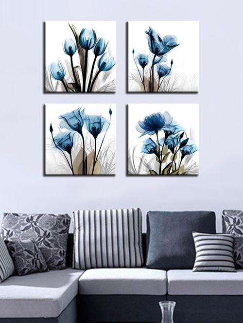 framed canvas painting (set of 4) - 16921102 - Very Small Image - 1
