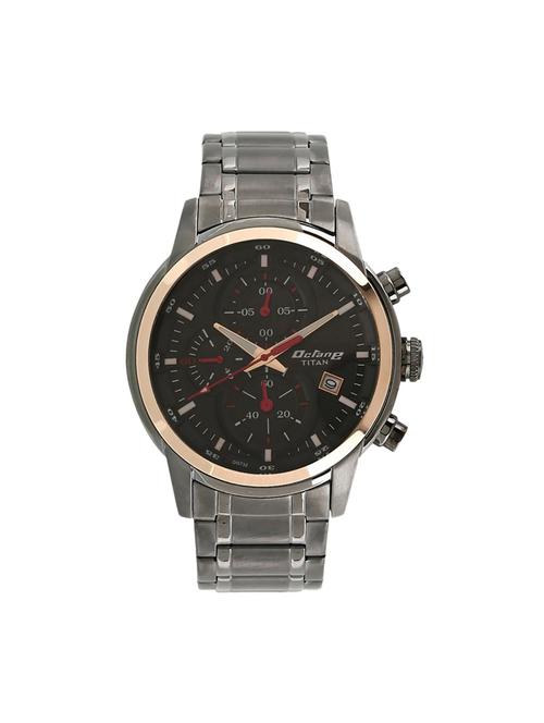 titan octane chronograph black dial men's watch-90086km03 - 16921261 - Very Small Image - 1