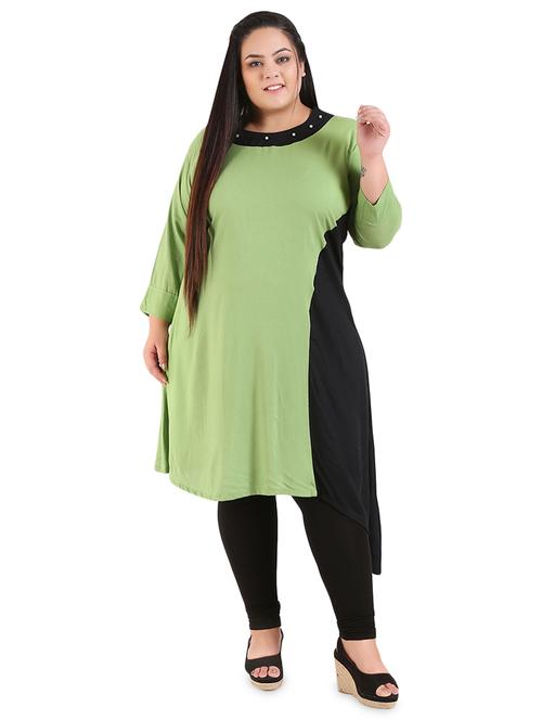 solid asymmetric kurta - 16921527 - Very Small Image - 1