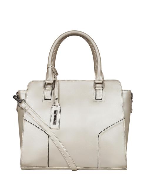 gold leatherette (pu) handbag - 16923816 - Very Small Image - 1