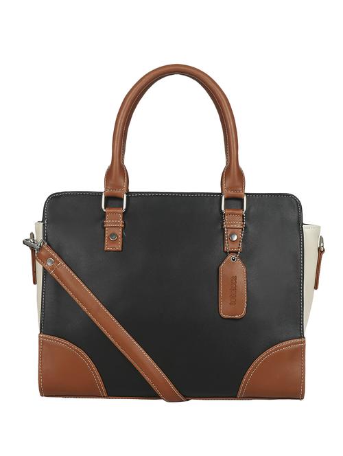 black leatherette (pu) handbag - 16923843 - Very Small Image - 1