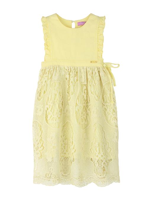 yellow polyester frock - 16925093 - Very Small Image - 1