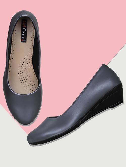 grey slip on pumps - 16925869 - Very Small Image - 1
