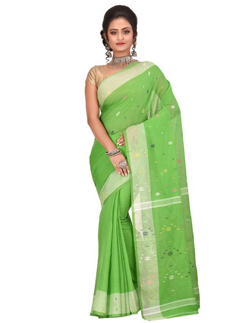 women's self design green colored saree - 16926128 - Very Small Image - 1