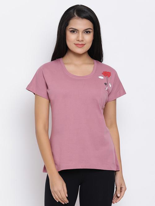 round neck printed tee - 16928601 - Very Small Image - 1