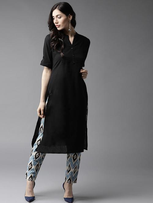 solid straight kurta - 16928714 - Very Small Image - 1